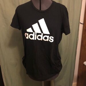 Adidas Amplifier Tee with White Logo